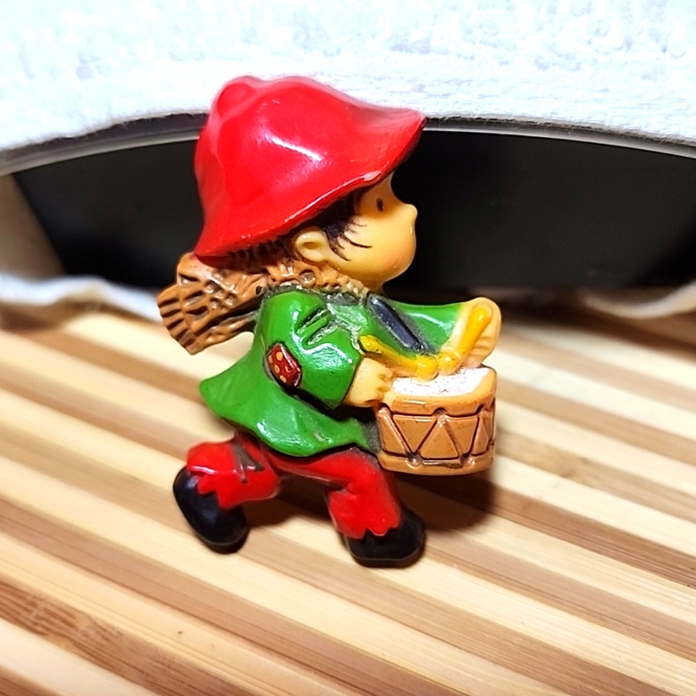 Hallmark Vintage Drummer Boy Christmas pin